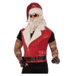 Christmas Men’s Biker Santa Vest