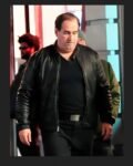 Colin Farrell The Penguin 2024 Black Leather Jacket