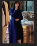 Cristin Milioti The Penguin Blue Trench Coat1