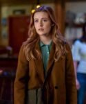 Kennedy McMann Nancy Drew Brown Coat