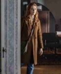 Kennedy McMann Nancy Drew Brown Coat