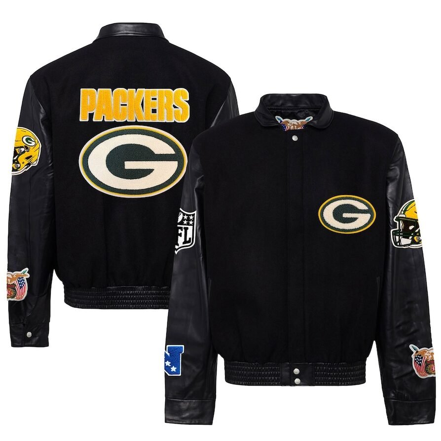 Men’s GREEN BAY PACKERS Jeff Hamilton Varsity Jacket