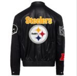 Men’s Pittsburgh Steelers Black Varsity Jacket