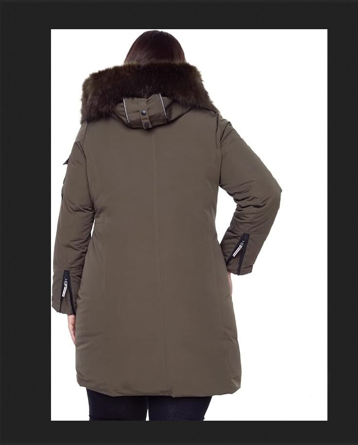 Women’s Vegan Down Long Parka Jacket1