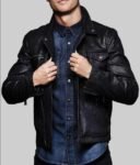 Cristiano Rolando Leather Biker Jacket