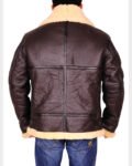 Dark Brown Sheepskin Leather Jacket