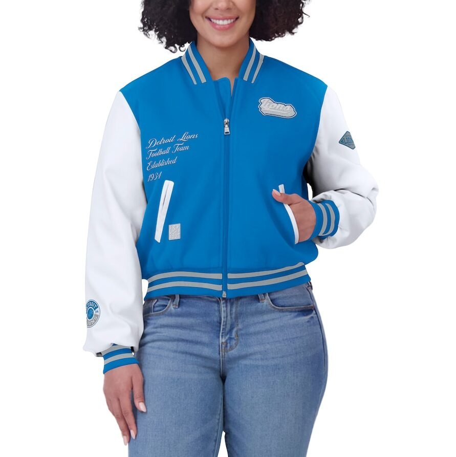 Women’s WEAR Detroit Lions Varsity Jacket