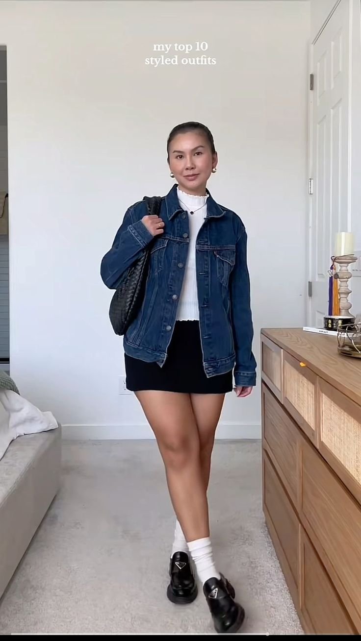 Dark Skyline Classic Denim Jacket-tfj