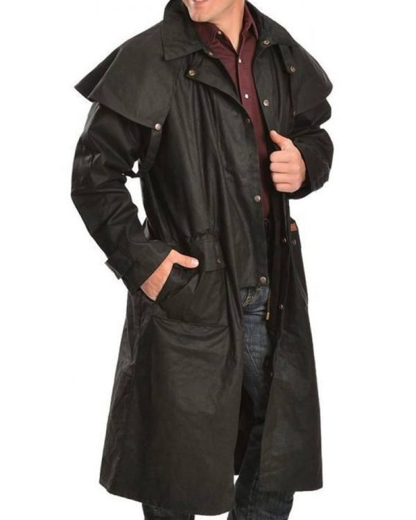 Cowboy Low Ride Black Duster-tfj