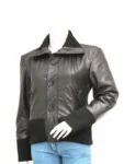 Womens-Fansy-Leather-Black-Bomber-Jacket
