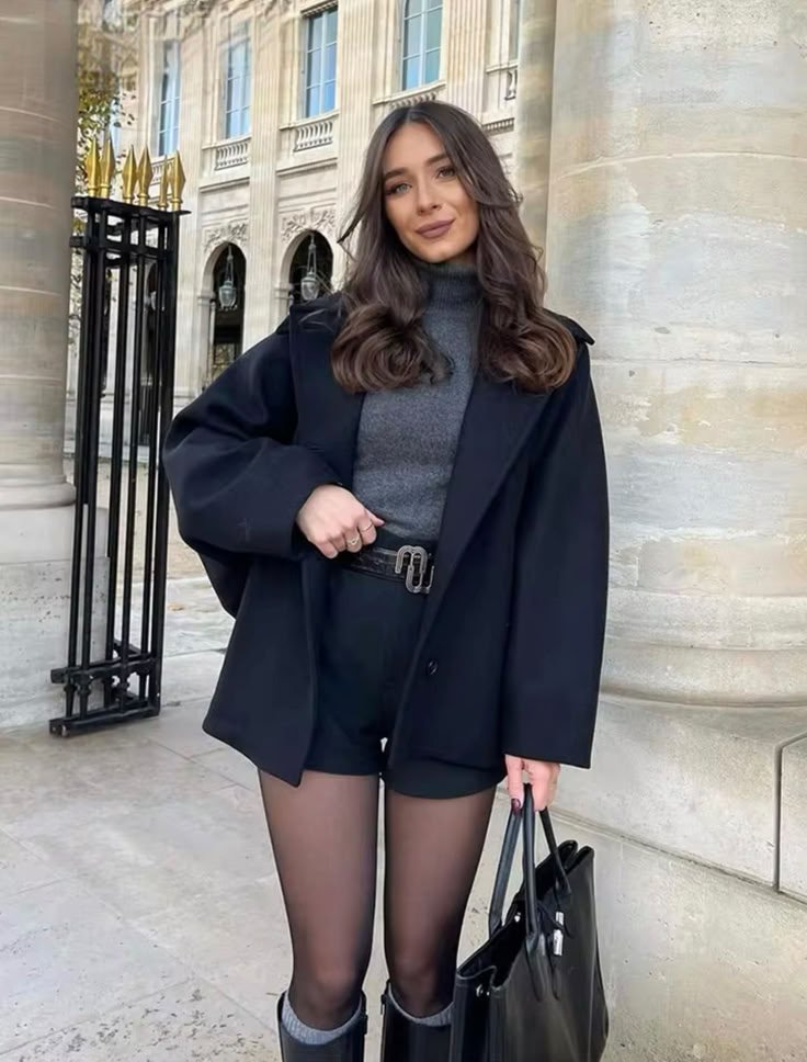 Midnight Drift Cropped Wool Coat-tfj