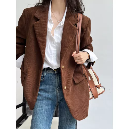 Women's Korean Loose Fit Blazer Jacket  - tfj