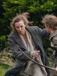 28-Years-Later-2025-Jodie-Comer-Grey-Wool-Coat