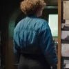 Dept. Q S01 Leah Byrne Blue Jacket – Screen-Inspired Detective Look