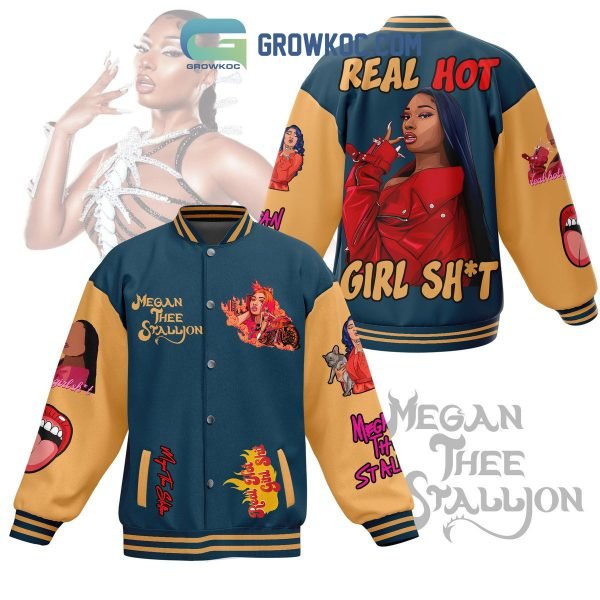 Real Hot Girl Varsity Baseball Jacket