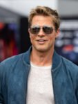 Brad-Pitt-F1-Blue-Suede-Leather-Bomber-Jacket