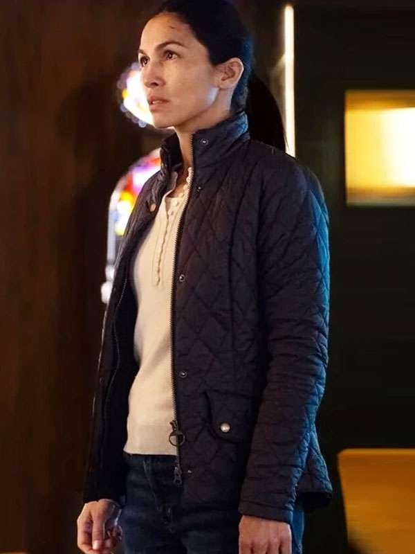 "Elodie Yung The Cleaning Lady Season 4 Quilted Jacket – TV Show Replica Coat"