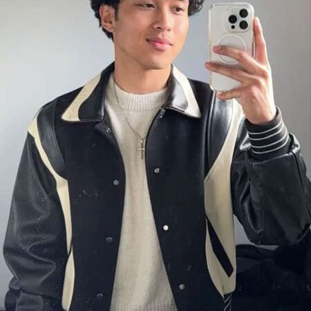"Ted Alonto The Cleaning Lady Season 4 Leather Jacket – TV Show Replica Biker Style"