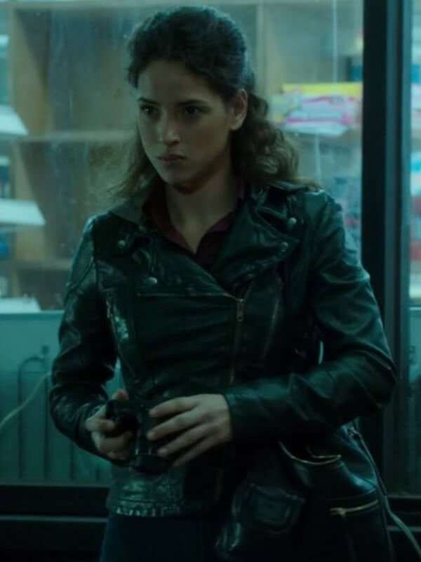 Dani Silva “Point of Origin” Black Leather Jacket