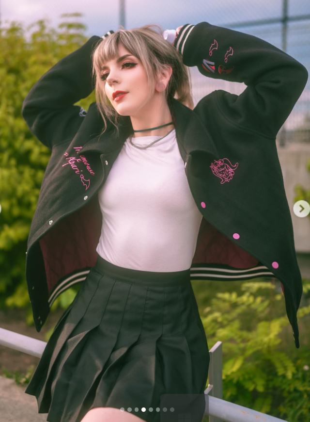 🖤 Heartbyte Varsity Jacket – Midnight Arcade Edition