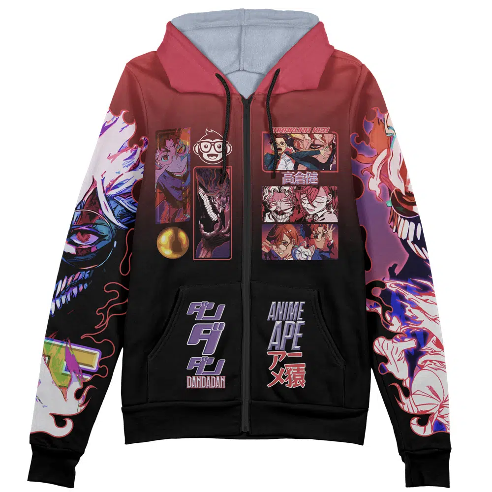 Turbo Spirit Okarun Zip-Up Street Hoodie