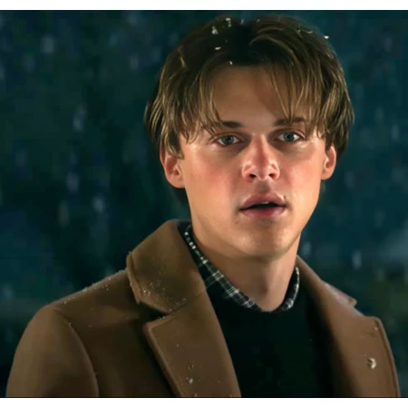 Conrad Fisher Season 3 – Autumn Ember Brown Wool Coat