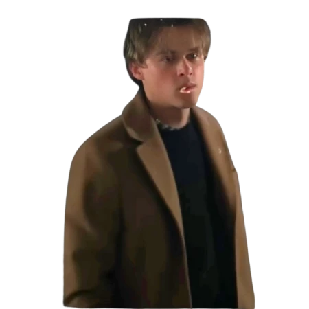 Conrad Fisher Season 3 – Autumn Ember Brown Wool Coat