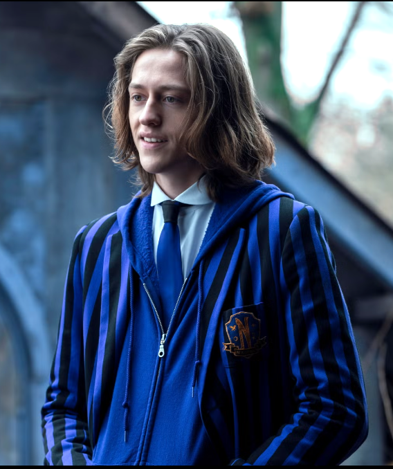 Xavier Thorpe Nevermore Academy Striped Blazer