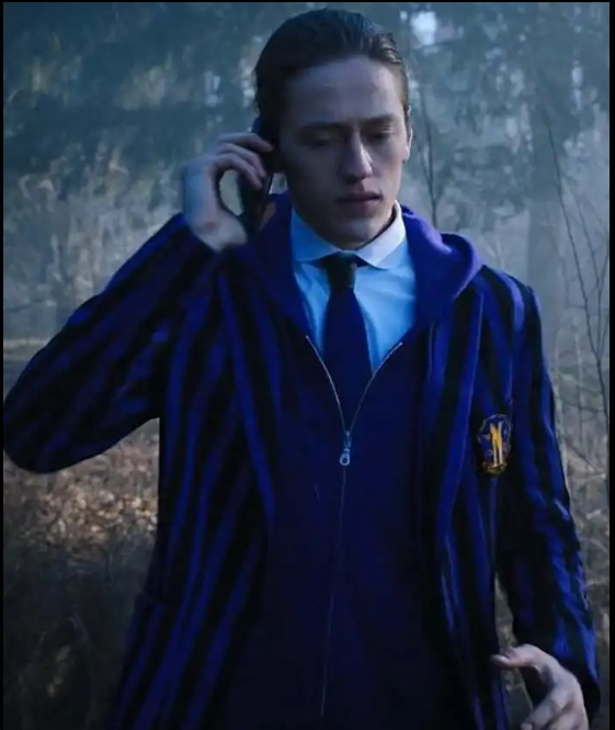 Xavier Thorpe Nevermore Academy Striped Blazer