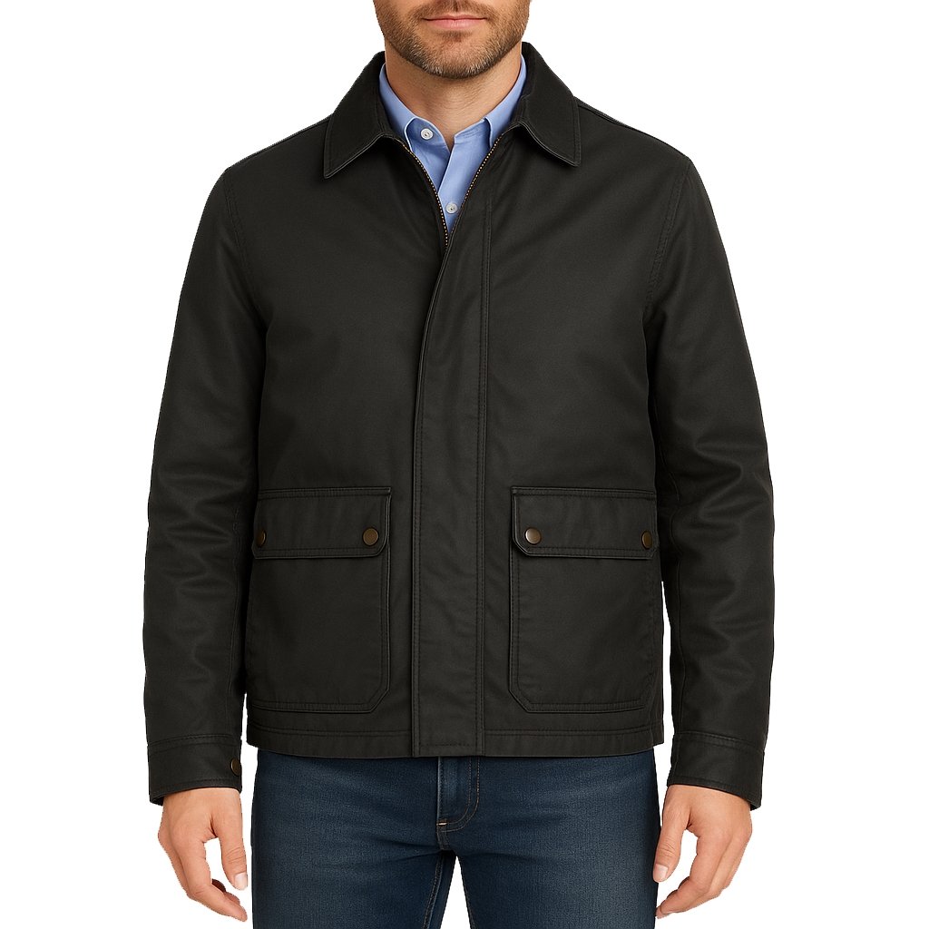 Harry ‘Sully’ Sullivan S3 Black Cotton Jacket