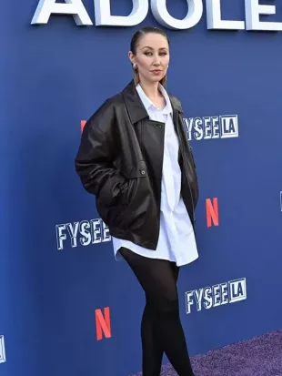Rebel Edge Briony Ariston Black Leather Jacket – Adolescence
