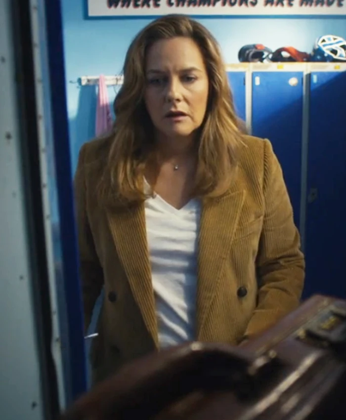 Irish Blood S01 Alicia Silverstone Wool Black Coat -tfj