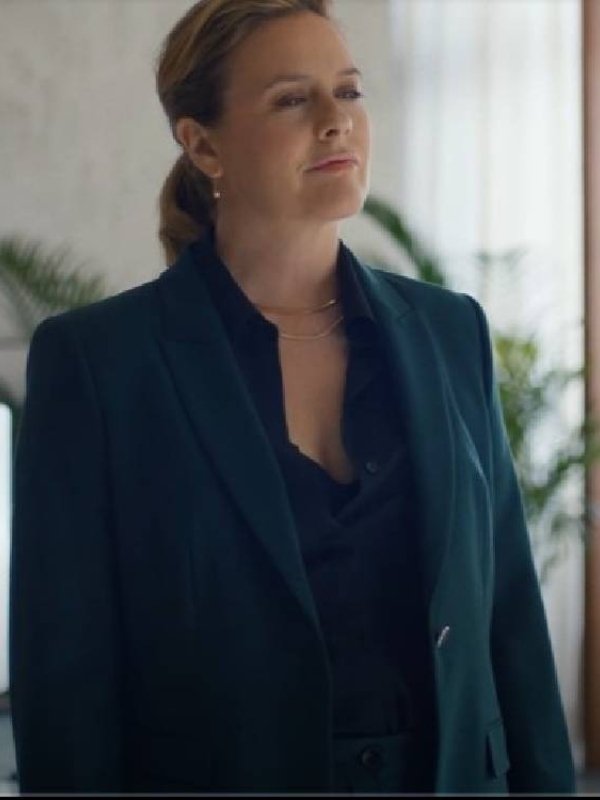 Irish Blood 2025 Alicia Silverstone Emerald Green Blazer -tfj