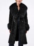 Charlotte-Simone-Taylor-Swift-Black-Faux-Fur-Coat