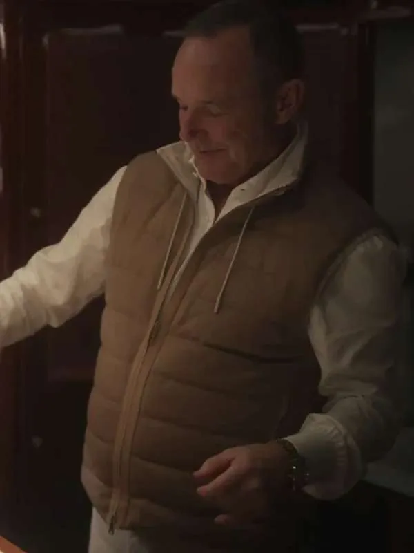 Agent Style Clark Gregg Brown Puffer Vest – Zero Day S01