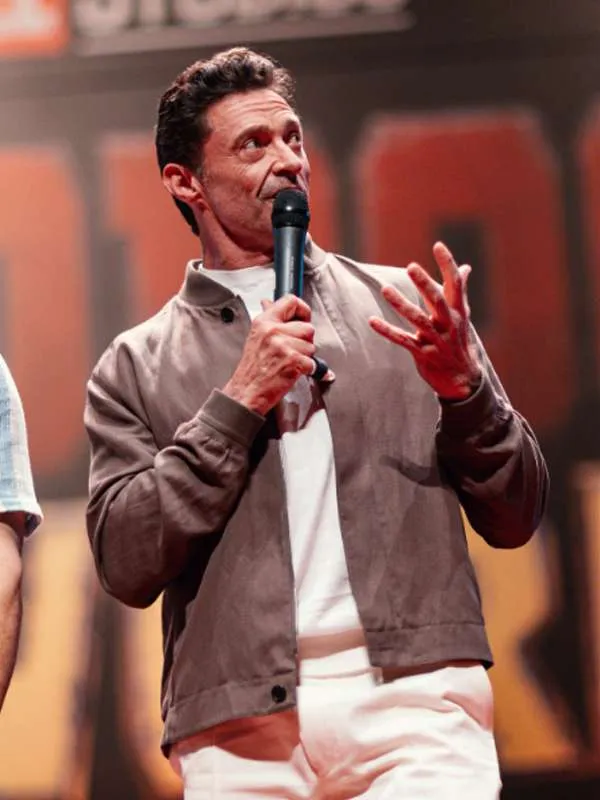 Premiere Icon Hugh Jackman Brown Jacket – Deadpool & Wolverine 2024