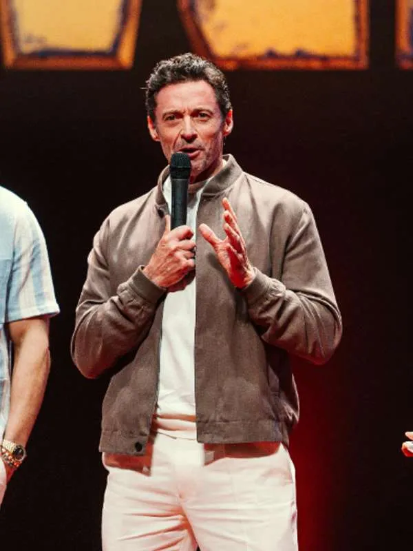 Premiere Icon Hugh Jackman Brown Jacket – Deadpool & Wolverine 2024