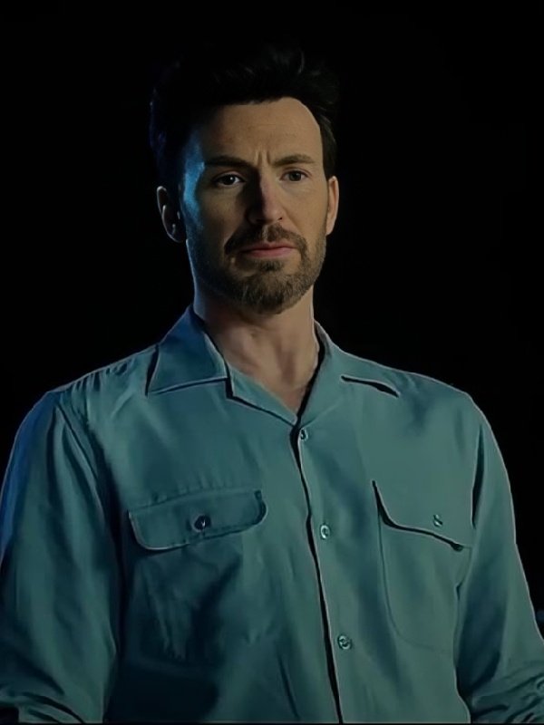 Honey Don’t! 2025 Chris Evans Blue Shirt