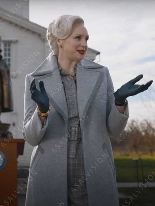 Larissa Weems Wednesday Grey Trench Coat -tfj