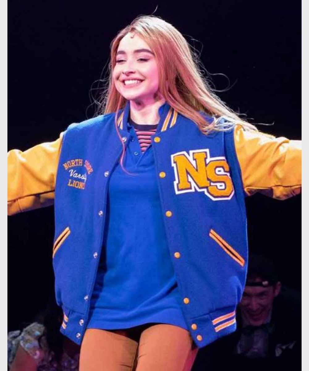 Mean Girls On Broadway Sabrina Carpenter Letterman Jacket -tfj