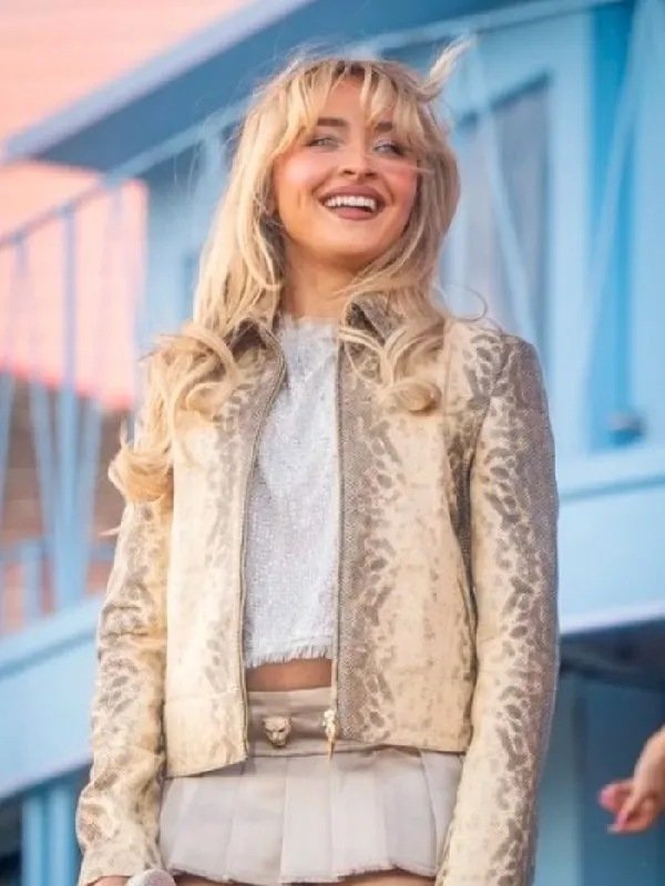 Sabrina-Carpenter-Coachella-2024-Snakeskin-Leather-Jacket