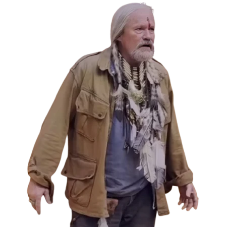 Peacemaker S02 Michael Rooker Suede Brown Jacket -tfj