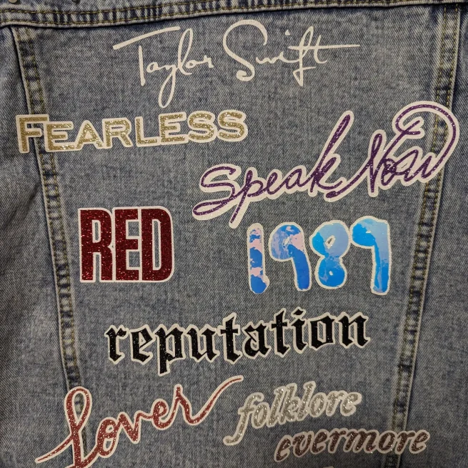 Taylor Swift Era Album Eras Tour Jean Jacket -tfj