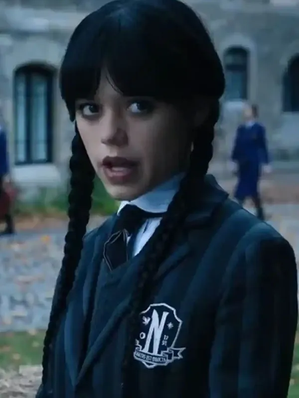 Wednesday TV Series Jenna Ortega Uniform Blazer