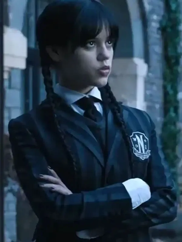 Wednesday TV Series Jenna Ortega Uniform Blazer