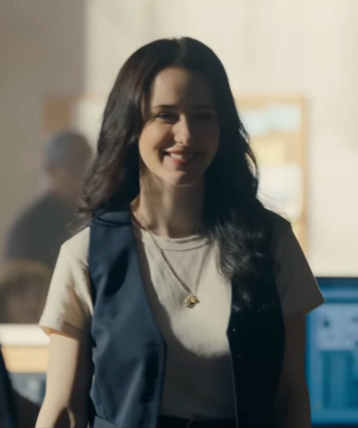Rachel Brosnahan Superman 2025 Lois Lane Blue Vest -tfj