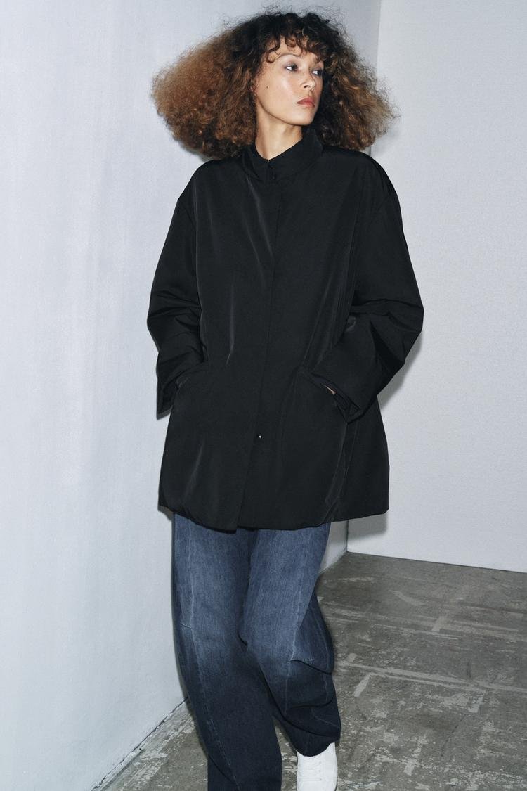 ZW Collection Oversized Nylon Jacket- tfj