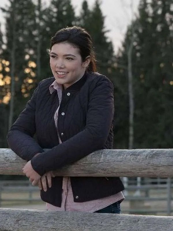 Prairie Grace Blue Quilted Jacket – Heartland Alisha Newton Edition
