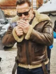 Arnold-Schwarzenegger-Brown-Aviator-B3-Sheepskin-Leather-Jacket