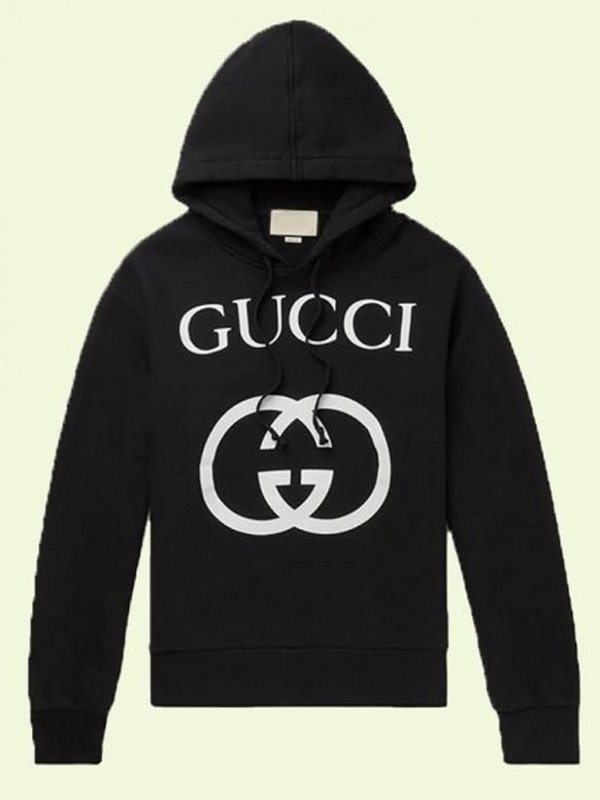 Urban Luxe Black Hoodie – Gucci Casual Edition